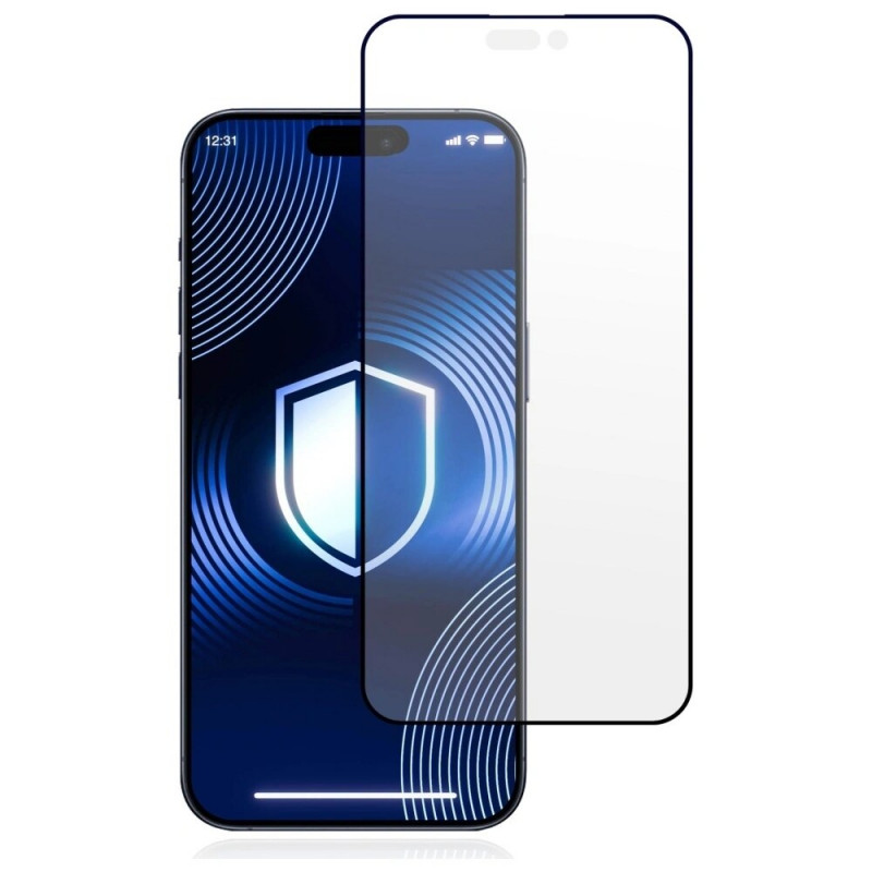 Película de vidro temperado fosco 3MK HardGlass Matt Max para Apple iPhone 17 Pro Max