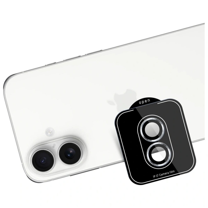 Película de proteção para lente de câmara 3MK Lens Protection Pro para Apple iPhone 17, prateada