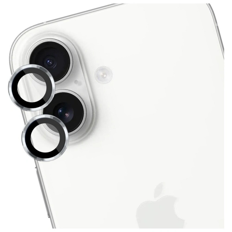 Película de proteção para lente de câmara 3MK Lens Protection Pro para Apple iPhone 17, prateada