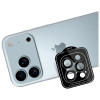 Película de vidro para lente de câmara 3MK Lens Protection Pro para Apple iPhone 17 Pro / 17 Pro Max, preto