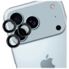 Película de vidro para lente de câmara 3MK Lens Protection Pro para Apple iPhone 17 Pro / 17 Pro Max, preto