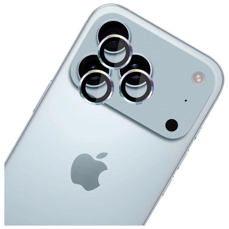 Película de vidro para lente de câmara 3MK Lens Protection Pro para Apple iPhone 17 Pro / 17 Pro Max, multicolor