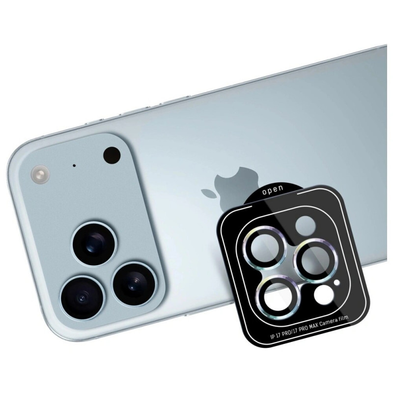 Película de vidro para lente de câmara 3MK Lens Protection Pro para Apple iPhone 17 Pro / 17 Pro Max, multicolor