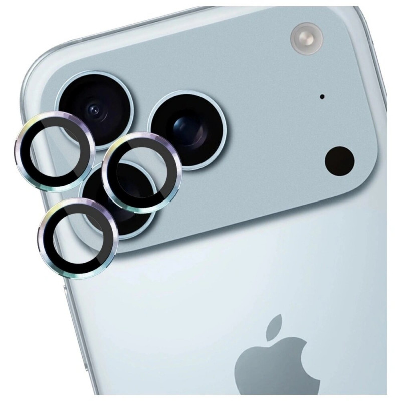 Película de vidro para lente de câmara 3MK Lens Protection Pro para Apple iPhone 17 Pro / 17 Pro Max, multicolor