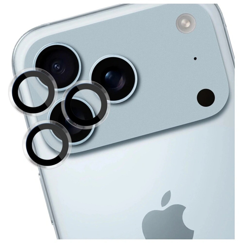 Película de vidro para lente da câmara 3MK Lens Protection Pro para Apple iPhone 17 Pro / 17 Pro Max, transparente