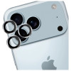 Película de vidro para lente de câmara 3MK Lens Protection Pro para Apple iPhone 17 Pro / 17 Pro Max, prateada