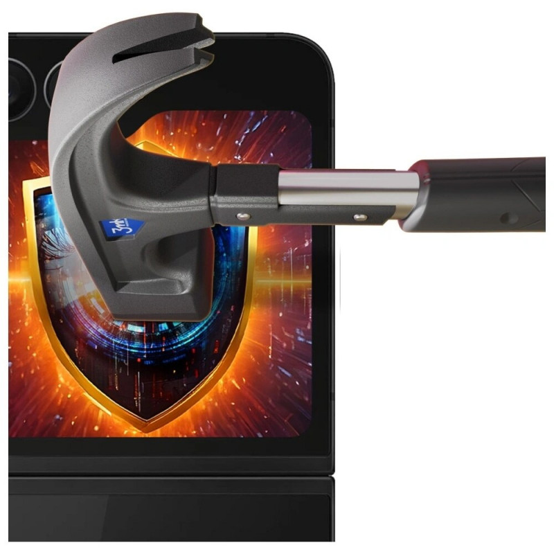 Película protetora de ecrã com privacidade mate 3MK Silky Matt Privacy para Samsung Galaxy Z Flip6 / Z Flip7 FE