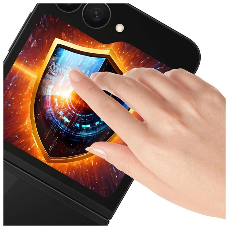 Película protetora de ecrã com privacidade mate 3MK Silky Matt Privacy para Samsung Galaxy Z Flip6 / Z Flip7 FE