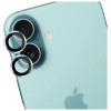 Protetor de lente de câmara em vidro temperado 3MK Lens Protection Pro para Apple iPhone 17, verde