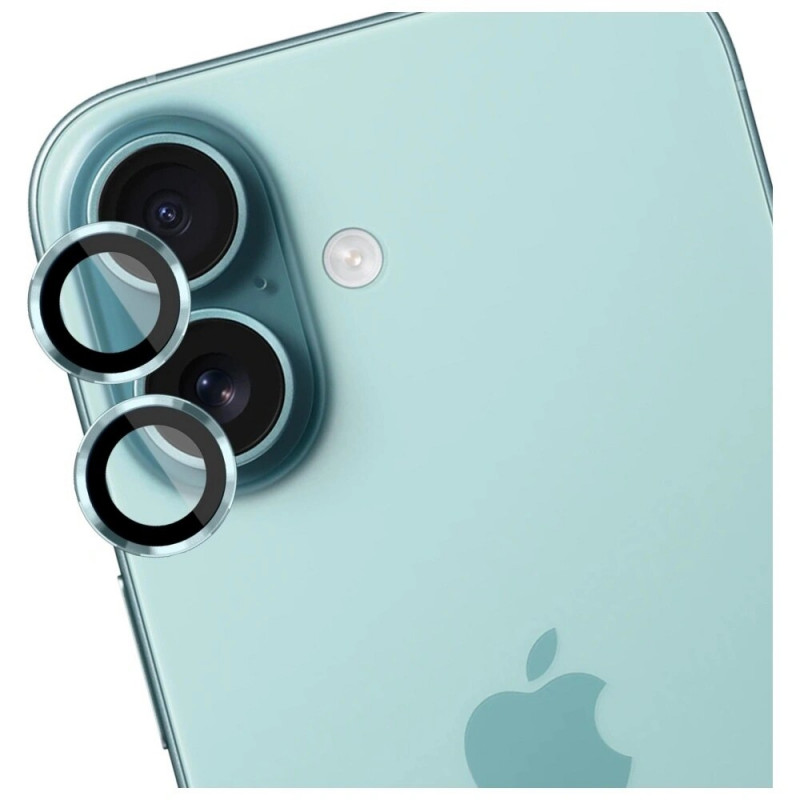 Protetor de lente de câmara em vidro temperado 3MK Lens Protection Pro para Apple iPhone 17, verde