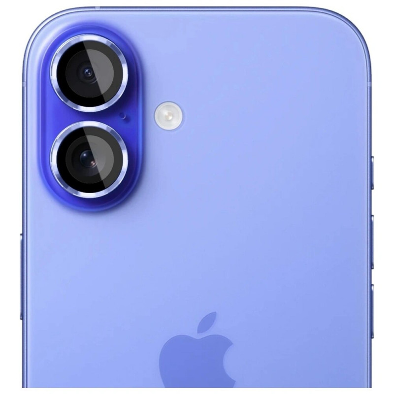 Protetor de lente de câmara em vidro temperado 3MK Lens Protection Pro para Apple iPhone 17, azul