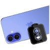 Protetor de lente de câmara em vidro temperado 3MK Lens Protection Pro para Apple iPhone 17, azul