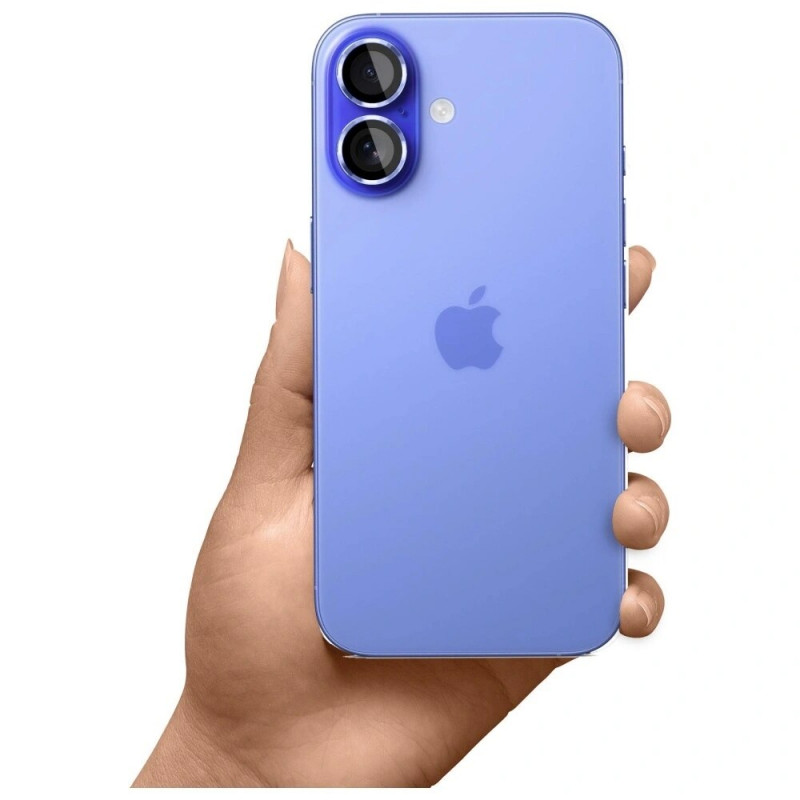 Protetor de lente de câmara em vidro temperado 3MK Lens Protection Pro para Apple iPhone 17, azul
