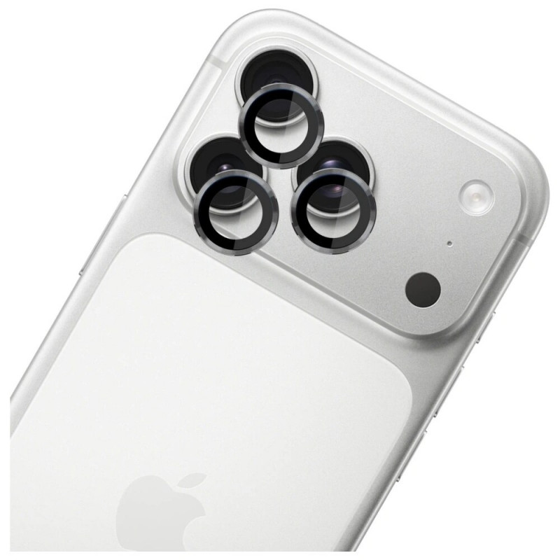 Vidro temperado para lente de câmara 3MK Lens Protection Pro para Apple iPhone 17 Pro / 17 Pro Max, cinzento