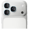 Película de vidro temperado para lente de câmara 3MK Lens Protection Pro para Apple iPhone 17 Pro / 17 Pro Max, azul-claro