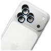 Película de vidro temperado para lente de câmara 3MK Lens Protection Pro para Apple iPhone 17 Pro / 17 Pro Max, azul-claro