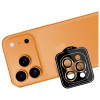 Vidro temperado para lente da câmara 3MK Lens Protection Pro para Apple iPhone 17 Pro / 17 Pro Max, Laranja