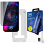 Protetor de ecrã em vidro temperado com privacidade 3MK HardGlass Max Privacy para Samsung Galaxy A16 4G / 5G / A17 4G / 5G