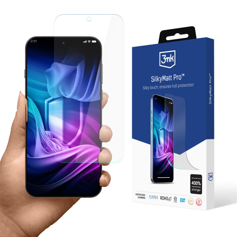 Película protetora de ecrã mate 3MK Silky Matt Pro para Oppo Find X9 Pro