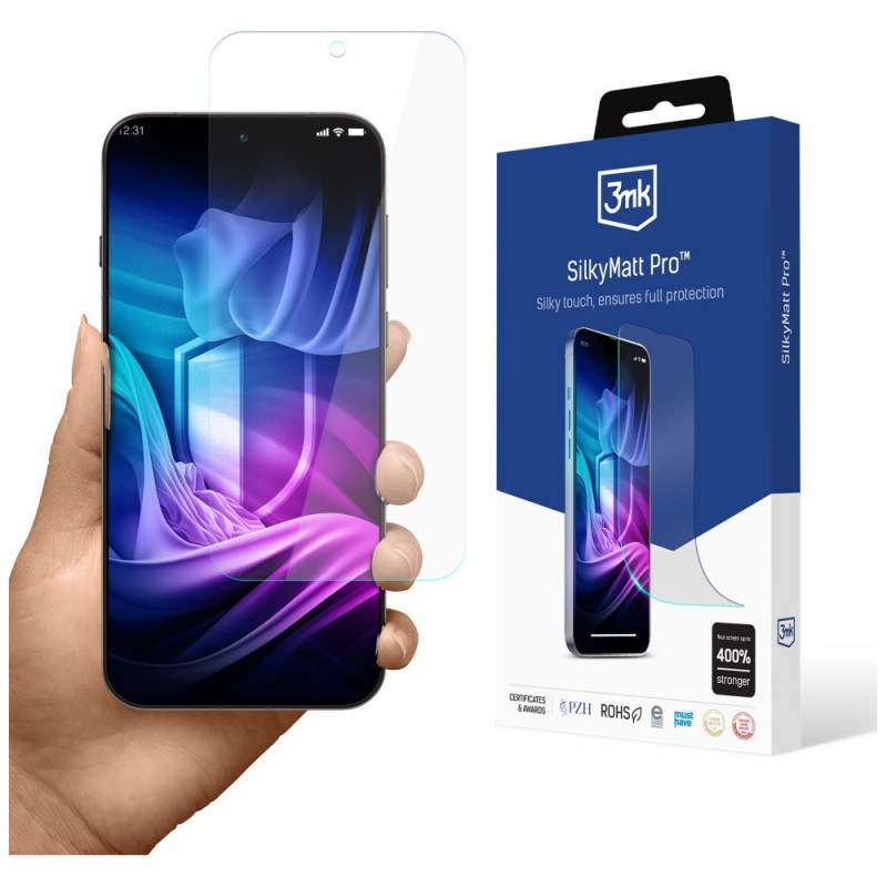 Película protetora de ecrã mate 3MK Silky Matt Pro para Oppo Find X9 Pro