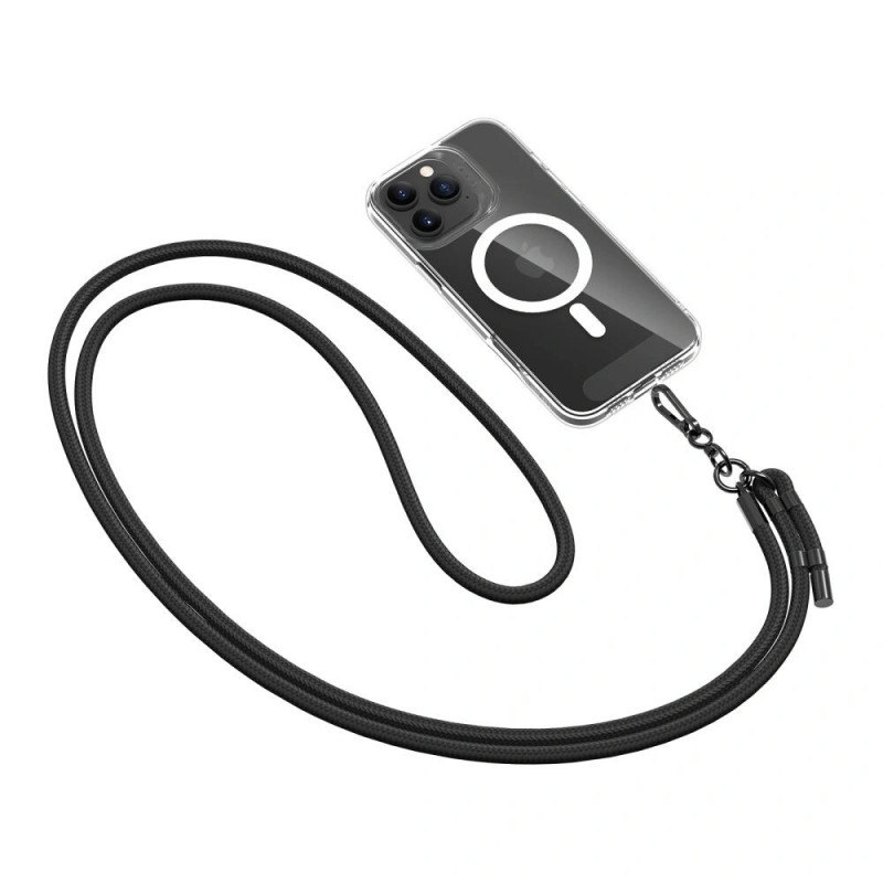 Correia de ombro Tech-Protect C1S Rope, Preto/Preto