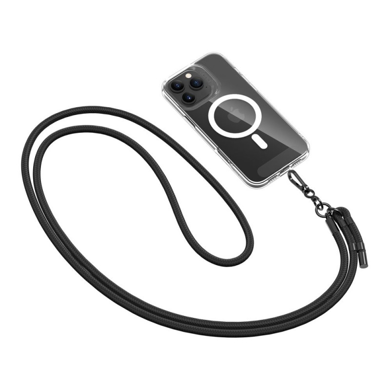 Correia de ombro Tech-Protect C1S Rope, Preto/Preto