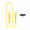 Correia de telemóvel crossbody em corda Tech-Protect C5SD, 80 cm, amarelo canário