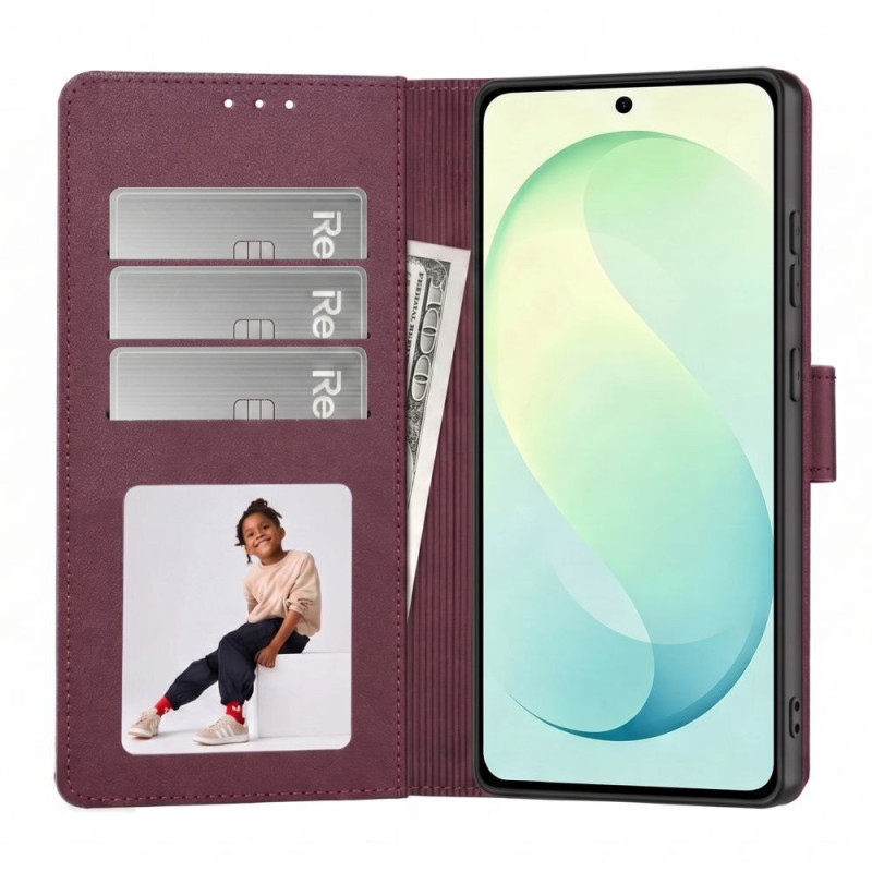 Capa Carteira Tech-Protect Samsung Galaxy S26 FE Borgonha