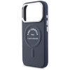 Capa Karl Lagerfeld Embossed Open Ring RSG Logo MagSafe para Apple iPhone 18 Pro Max / 17 Pro Max, azul (KF003292-0)