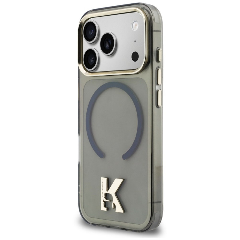 Capa Karl Lagerfeld IML K Head KF003410-0 para Apple iPhone 18 Pro Max / 17 Pro Max, preta
