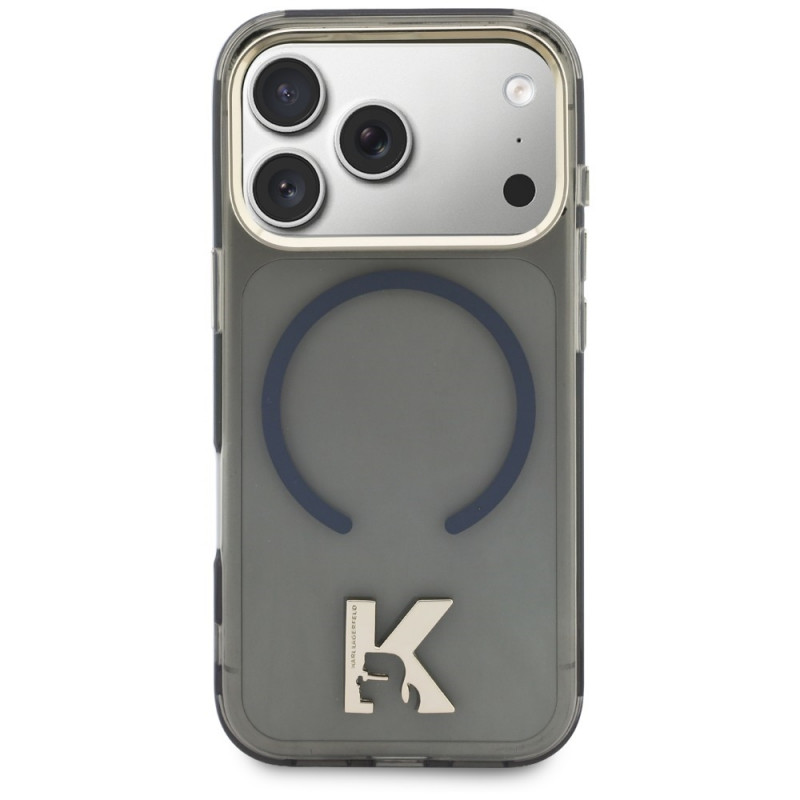 Capa Karl Lagerfeld IML K Head KF003410-0 para Apple iPhone 18 Pro Max / 17 Pro Max, preta