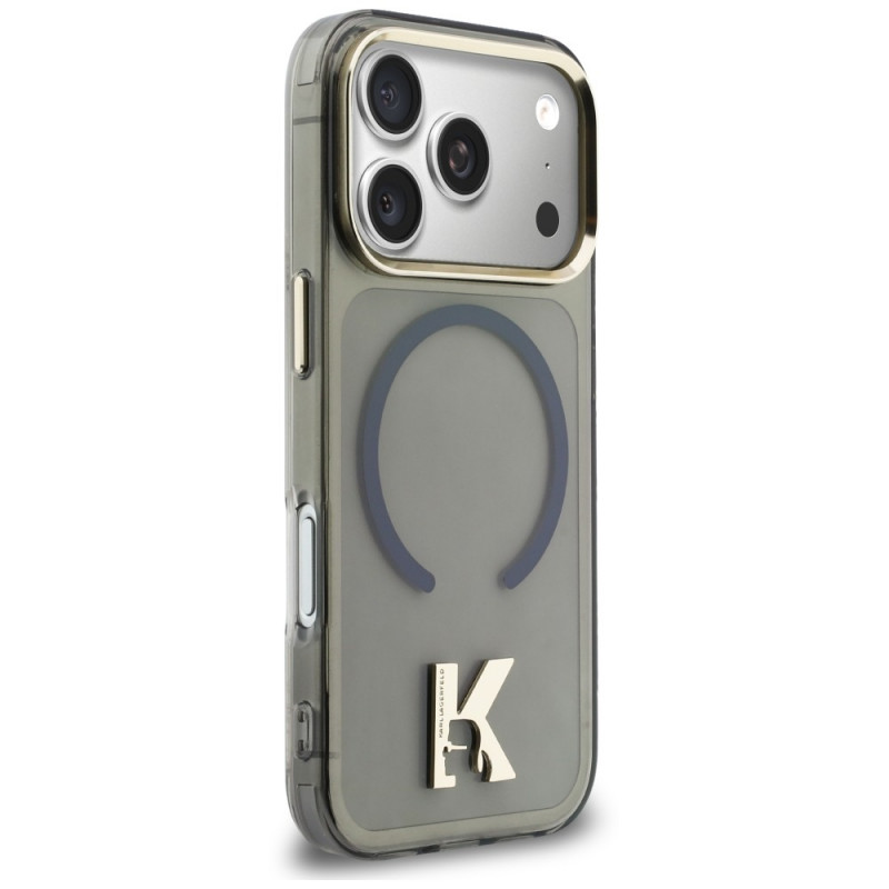 Capa Karl Lagerfeld IML K Head KF003410-0 para Apple iPhone 18 Pro Max / 17 Pro Max, preta