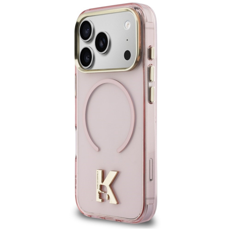 Capa Karl Lagerfeld IML K Head KF003412 para Apple iPhone 18 Pro Max / 17 Pro Max, rosa