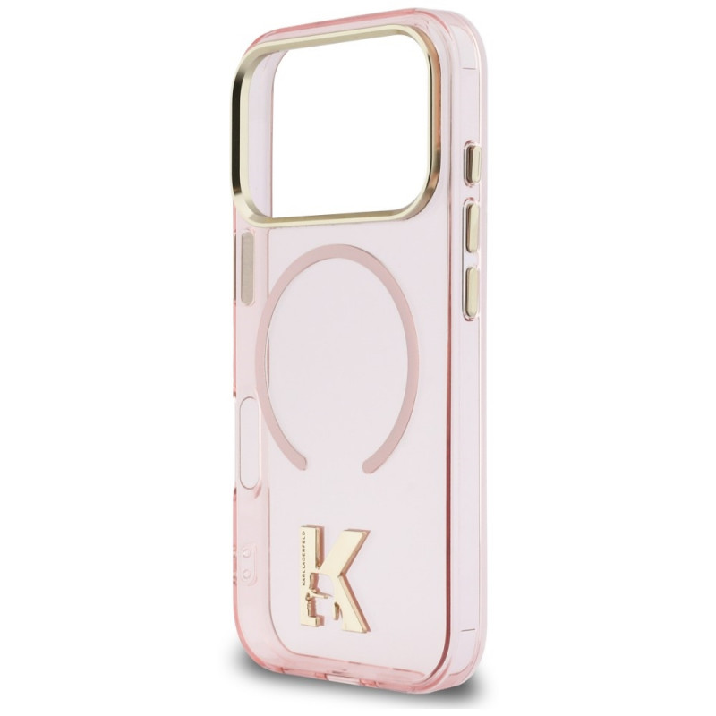 Capa Karl Lagerfeld IML K Head KF003412 para Apple iPhone 18 Pro Max / 17 Pro Max, rosa
