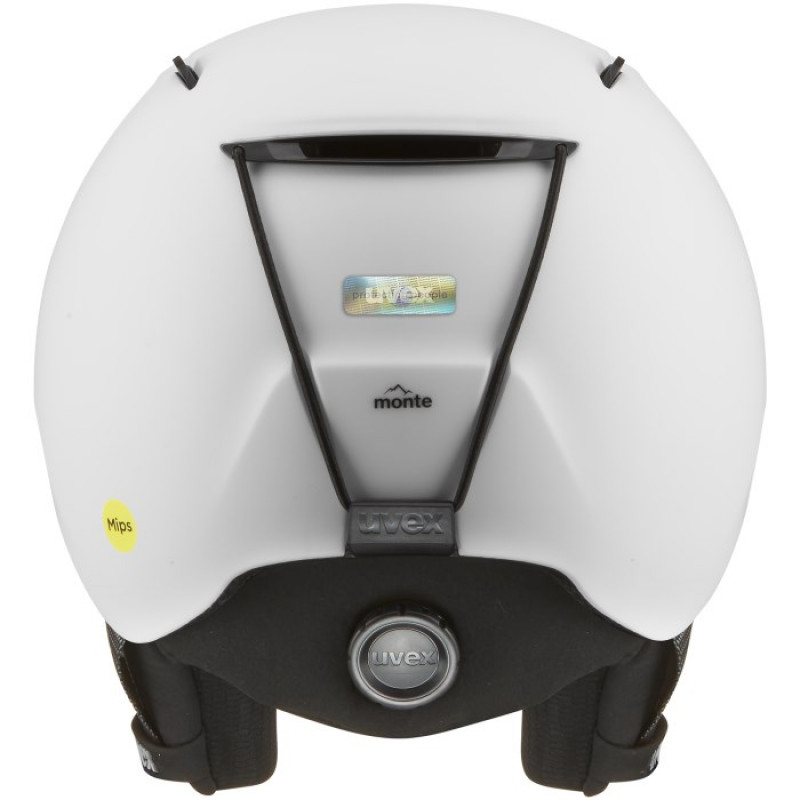 Capacete de esqui UVEX Monte LT MIPS, 54-62 cm, branco