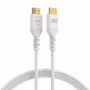 EFB Elektronik HDMI-20-00012 Cabo HDMI High Speed com Ethernet, 4K60Hz, 18 Gbit/s, 1 m, branco, compatível com HDMI 2.0