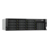 QNAP TS-h1655XeU-RP-8G NAS rack de 16 baias de baixa profundidade, 8 GB RAM, 2x 10GbE, fonte de alimentação redundante