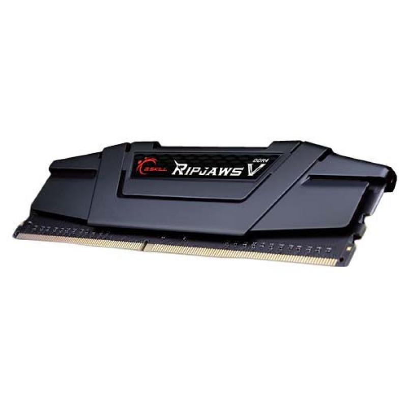 G.Skill Ripjaws V F4-3200C16S-8GVKB Módulo de memória, 8 GB, DDR4, 3200 MHz, CL16, DIMM de 288 pinos, Preto