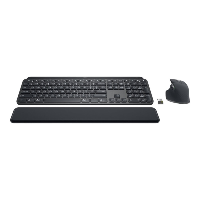 Logitech MX Keys Combo for Business conjunto de teclado e rato (920-010929), grafite, QWERTY italiano