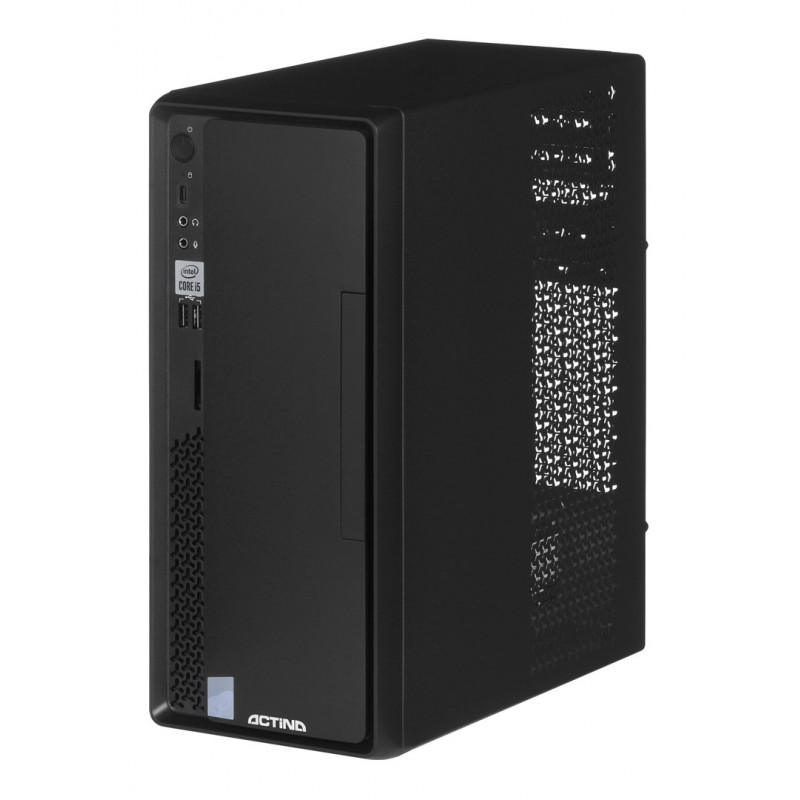 Actina Prime i3-12100 PC de secretária Mini Tower, Intel Core i3-12100, 8 GB de RAM DDR4, 512 GB SSD, Windows 11 Home, preto