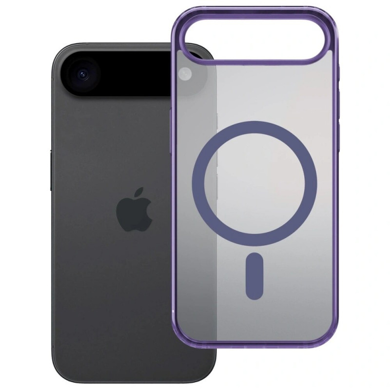 3MK Frosty MagCase capa para Apple iPhone Air, roxo