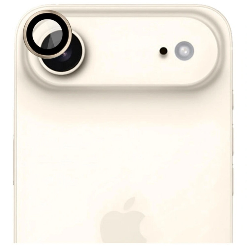 3MK Lens Protection Pro vidro temperado para a lente da câmara do Apple iPhone Air, dourado
