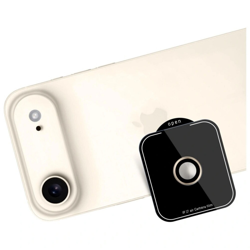 3MK Lens Protection Pro vidro temperado para a lente da câmara do Apple iPhone Air, dourado
