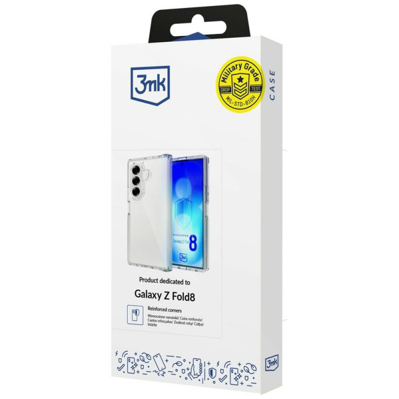 3MK Armor Case Samsung Galaxy Z Fold 8 Ultra capa, transparente