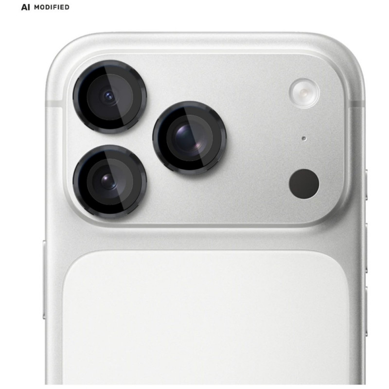 3MK Lens Protection Pro Apple iPhone 18 Pro / 18 Pro Max protetor de lente da câmara, vidro temperado, preto