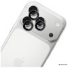 3MK Lens Protection Pro Apple iPhone 18 Pro / 18 Pro Max protetor de lente da câmara, vidro temperado, preto
