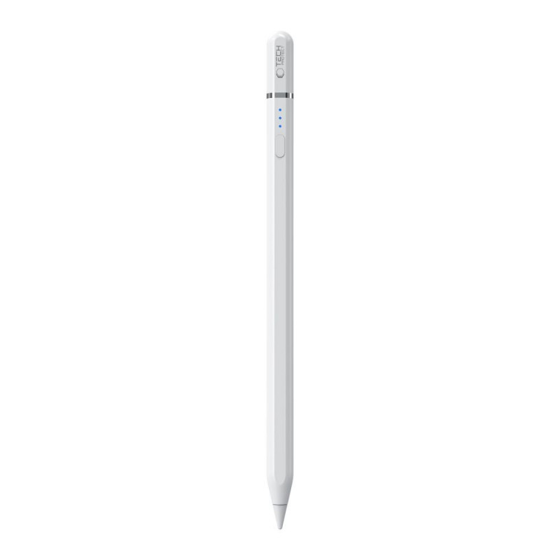 Caneta Tech-Protect Digital Magnetic Stylus Pen 3 para Apple iPad, branca