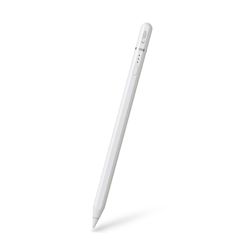 Caneta Tech-Protect Digital Magnetic Stylus Pen 3 para Apple iPad, branca