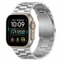 Tech-Protect Stainless bracelete de aço inoxidável para Apple Watch 8 / 9 / 10 / 11 / 12 / SE / Ultra (44 / 45 / 46 / 49 mm), prateado