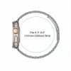 Tech-Protect Stainless bracelete de aço inoxidável para Apple Watch 8 / 9 / 10 / 11 / 12 / SE / Ultra (44 / 45 / 46 / 49 mm), prateado